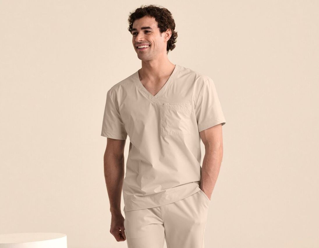 Shirts, Pullover & more: Pocket Shirt e.s.avida, men’s + jurabeige
