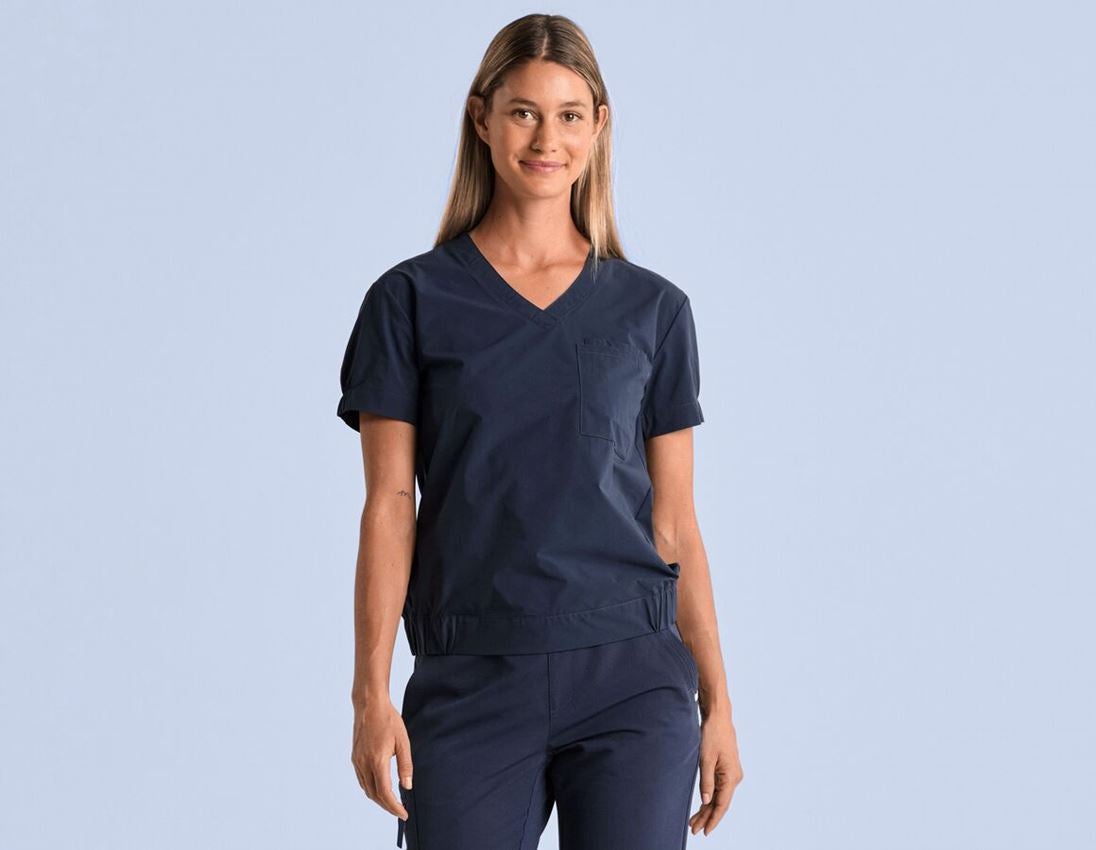 Shirts, Pullover & more: Pocket Shirt e.s.avida, ladies’ + navy