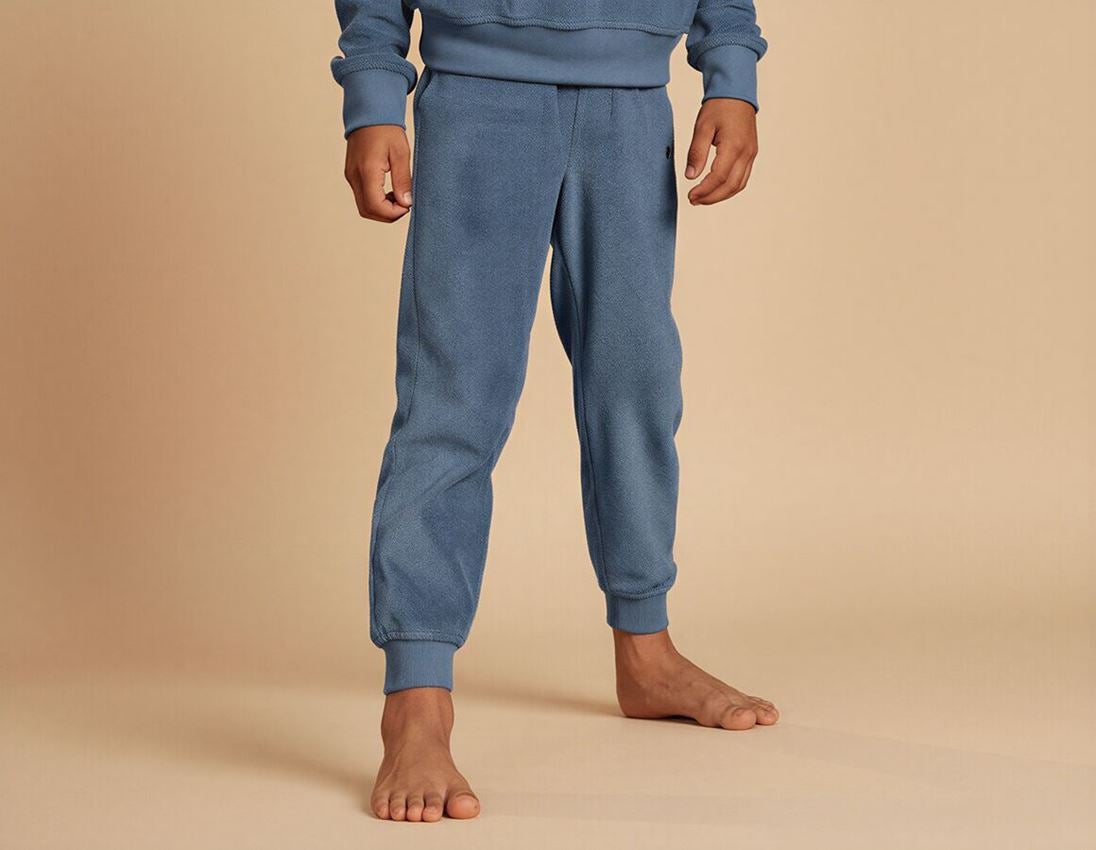 Accessoarer: e.s. sweatbyxa Terry, barn + nordicblå 1