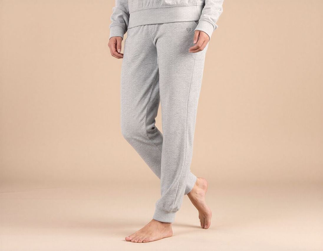 Accessoarer: e.s. sweatbyxa Terry, dam + gråmelerad 1