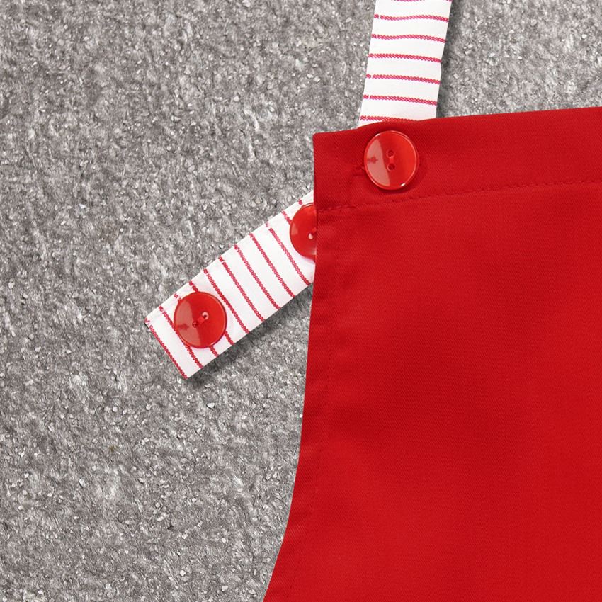 Aprons: Bib Apron Wels + red/white 2