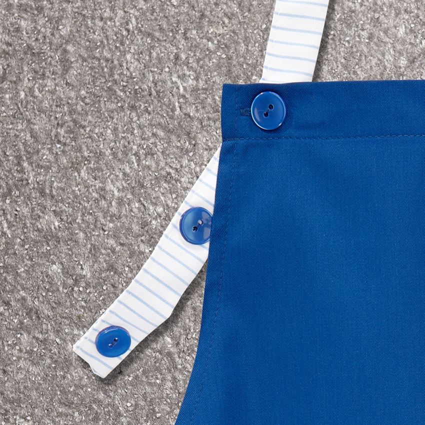 Aprons: Bib Apron Wels + royalblue/white 2