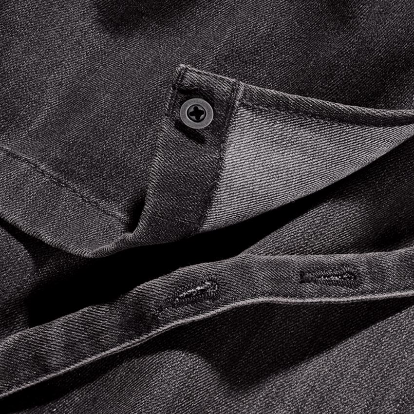 Förkläde: e.s. Bröstlappsförkläde denim, långa + graphitewashed 2
