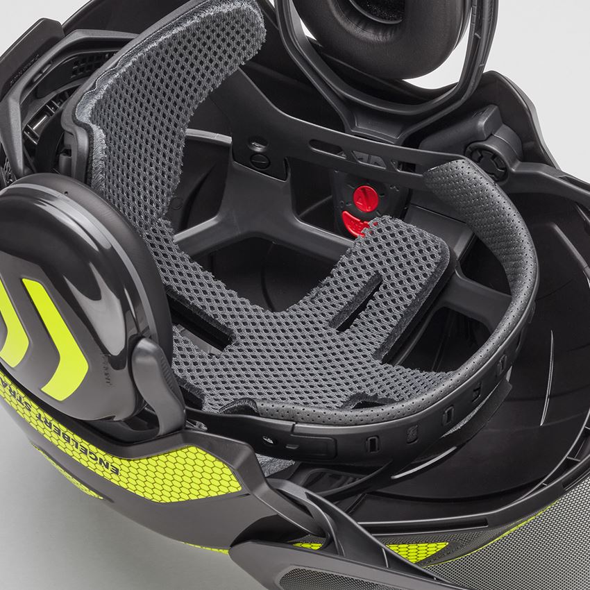 Större presenter: e.s. Hjälm för skogsbruk Protos® + svart/varselgul 2