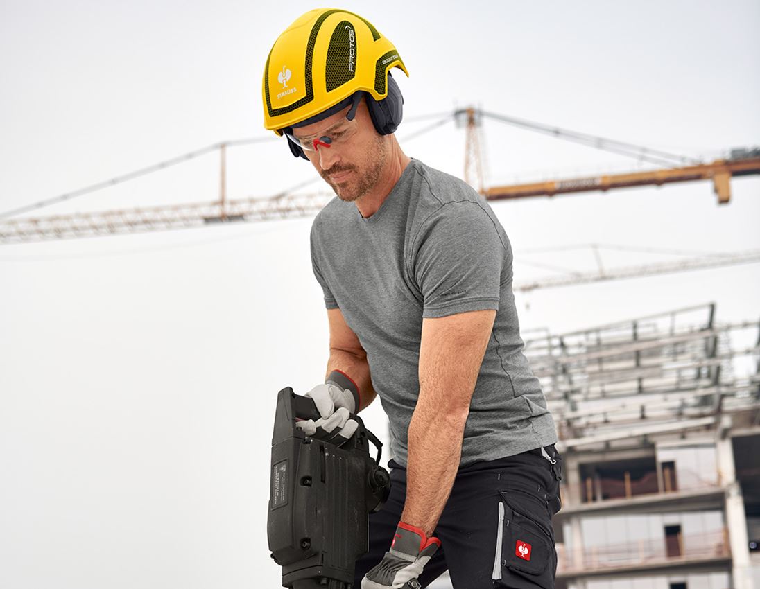 Hard Hats: e.s. Work helmet Protos® + yellow/black 2