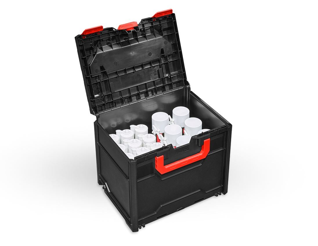 STRAUSSbox System: STRAUSSbox 340 midi + svart/röd 1