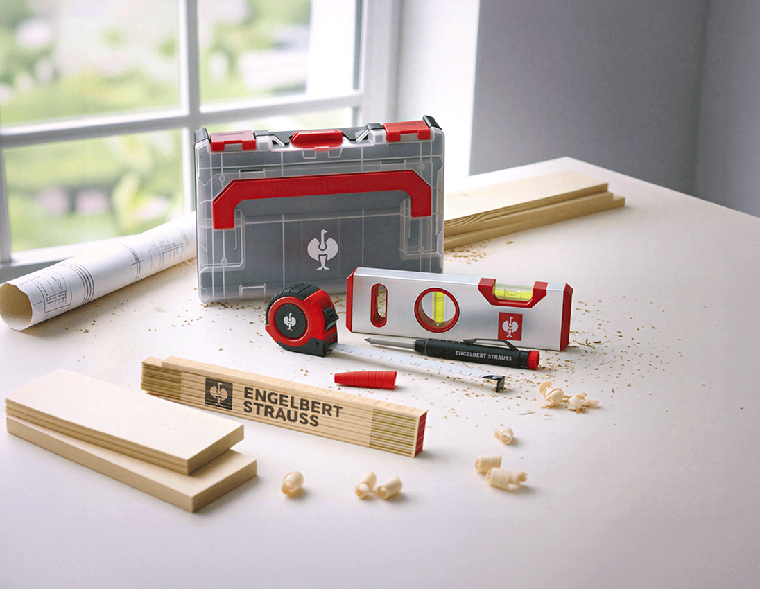 STRAUSSbox System: Measuring tool set in STRAUSSbox mini