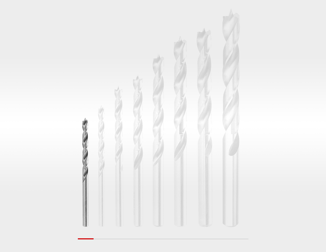 Drills: e.s. HSS-G Wood spiral drill classic 1