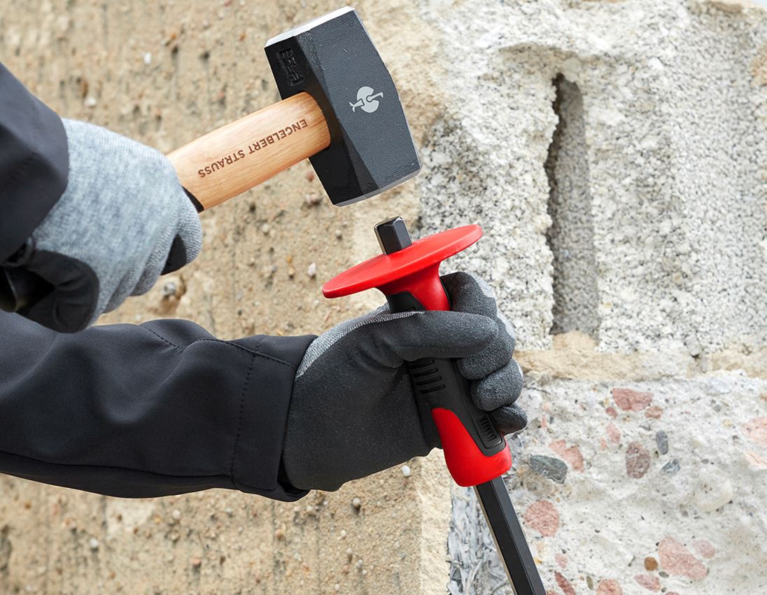 Stämjärn | Mejsel | Drivare: Spetsig mejsel med handskydd