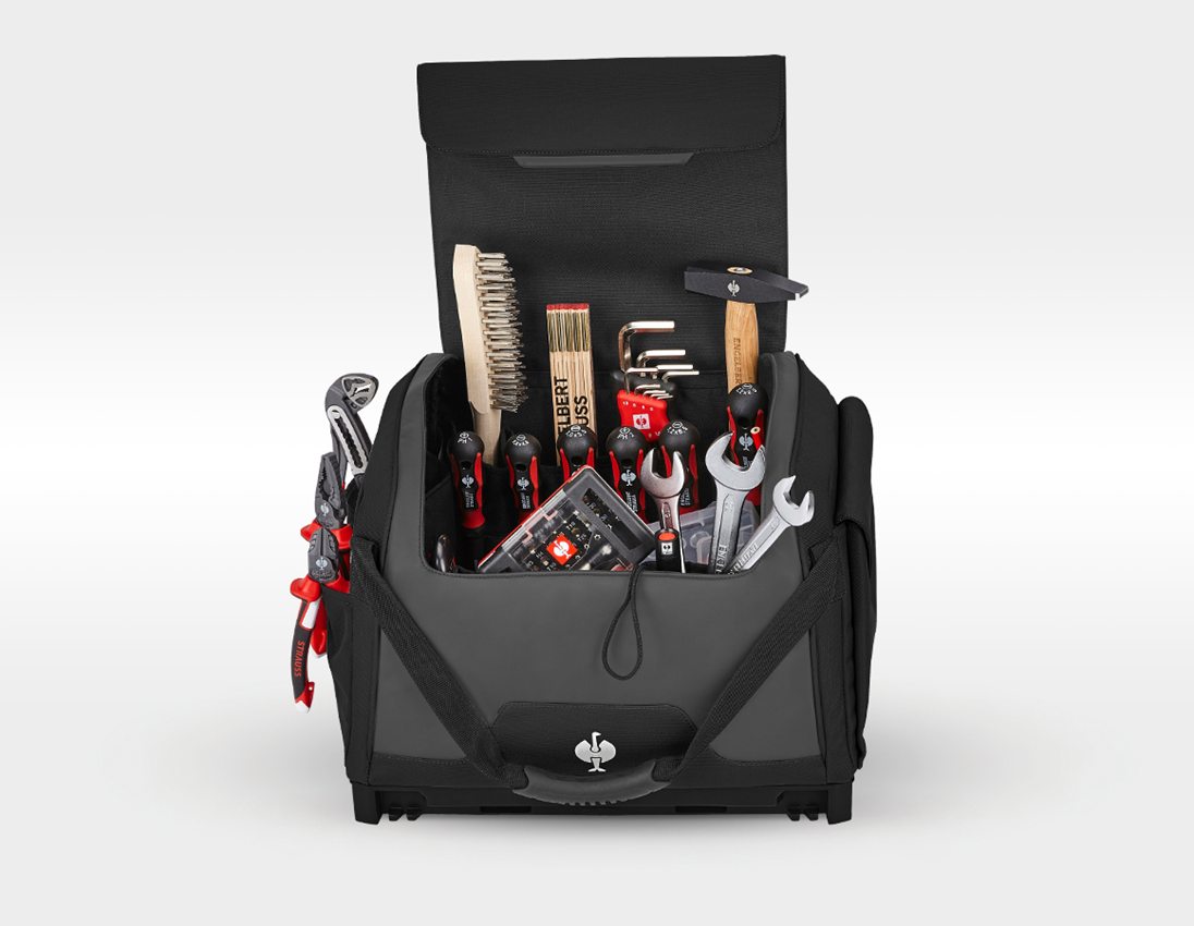 STRAUSSbox System: Tool set Allround incl. STRAUSSbox + black