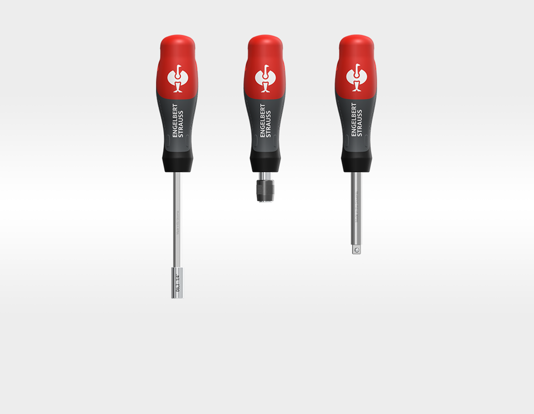 Bitar: e.s. 3-K verkstad-plugin handtag 1/4" 2