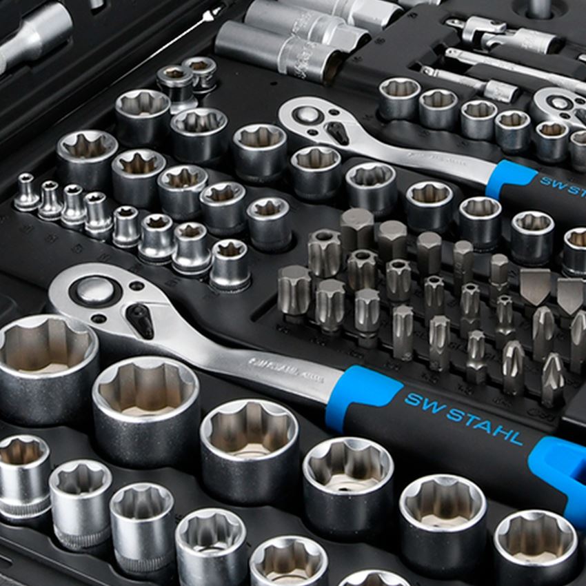 Offers of the month: Socket Wrench Case professional 1/4", 3/8", 1/2" 2