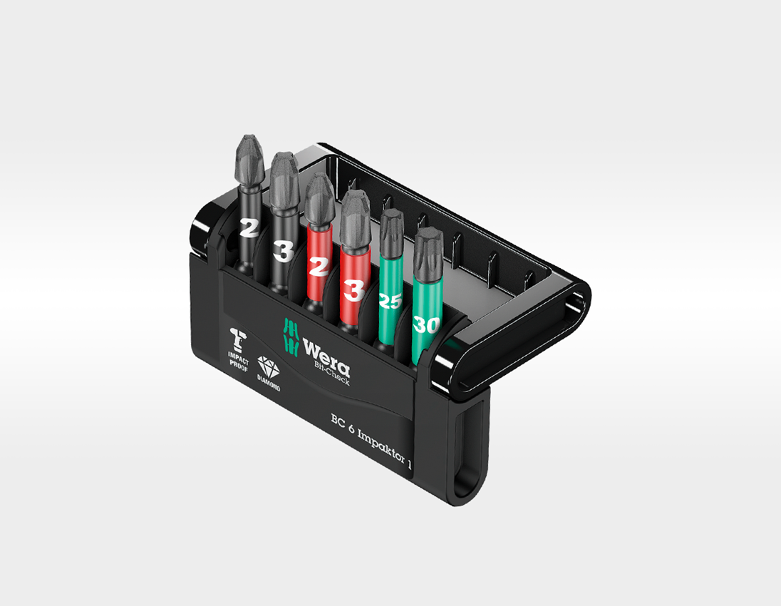 Tools: Wera Bit-Check 6 Impaktor, 6-piece 2