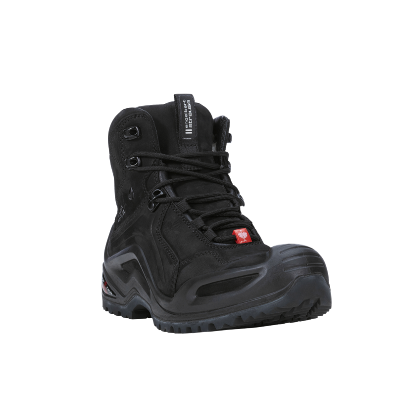 O2: e.s. O2 Work shoes Themisto mid + black 3