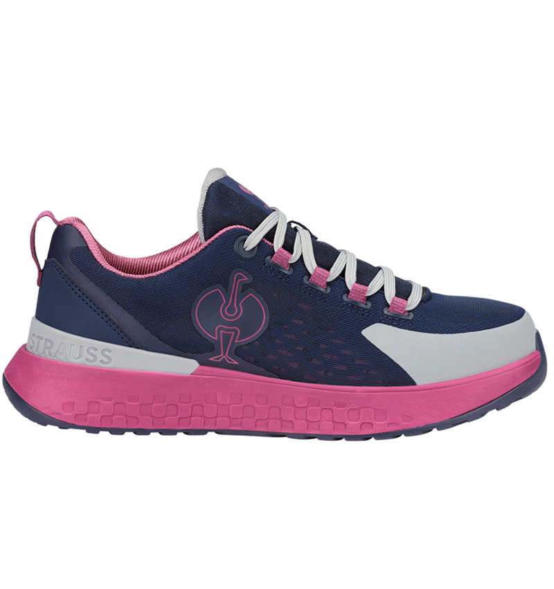 SB: SB Safety shoes e.s. Comoe low + deepblue/tarapink 3