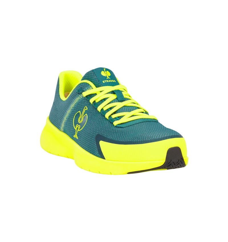SB: SB Safety shoes e.s. Taupo low + emeraldgreen/high-vis yellow 4