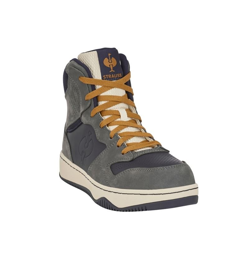 S1P: S1P Skyddsskor e.s. Eindhoven mid + karbongrå/nero-blå 4