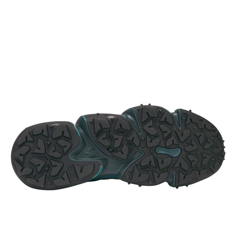 S7: S7S Safety shoes e.s. Peoria low + emeraldgreen/black 6