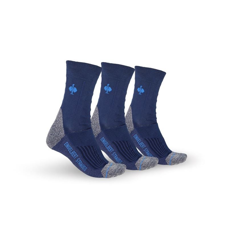 Socks: e.s. Allround functional socks cool/high + navy