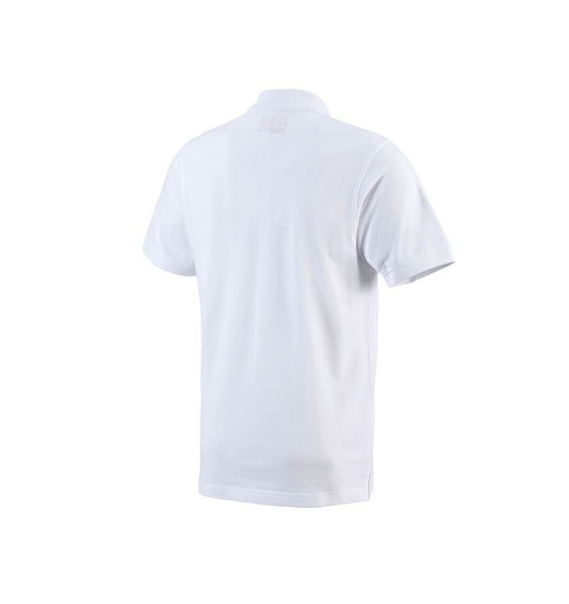Topics: e.s. Polo shirt cotton Pocket + white 5