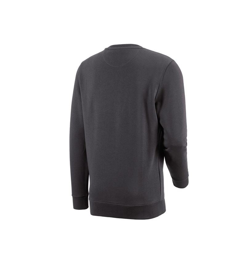 Överdelar: e.s. Sweatshirt poly cotton + antracit 4