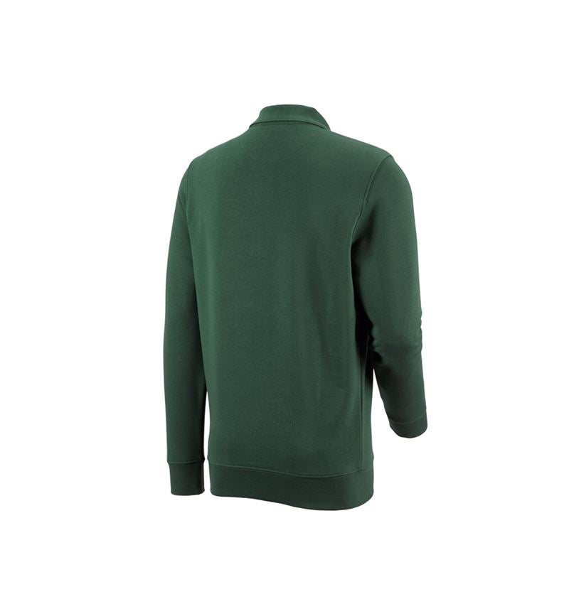 Överdelar: e.s. Sweatshirt poly cotton Pocket + grön 1