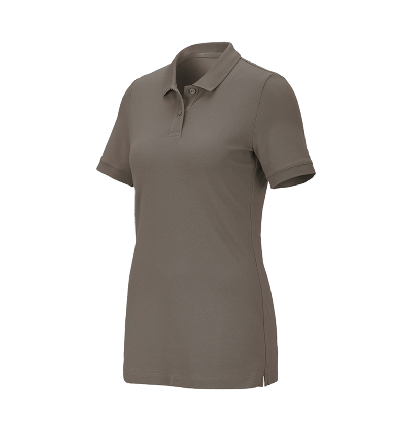 Shirts, Pullover & more: e.s. Piqué-Polo cotton stretch, ladies' + stone 2