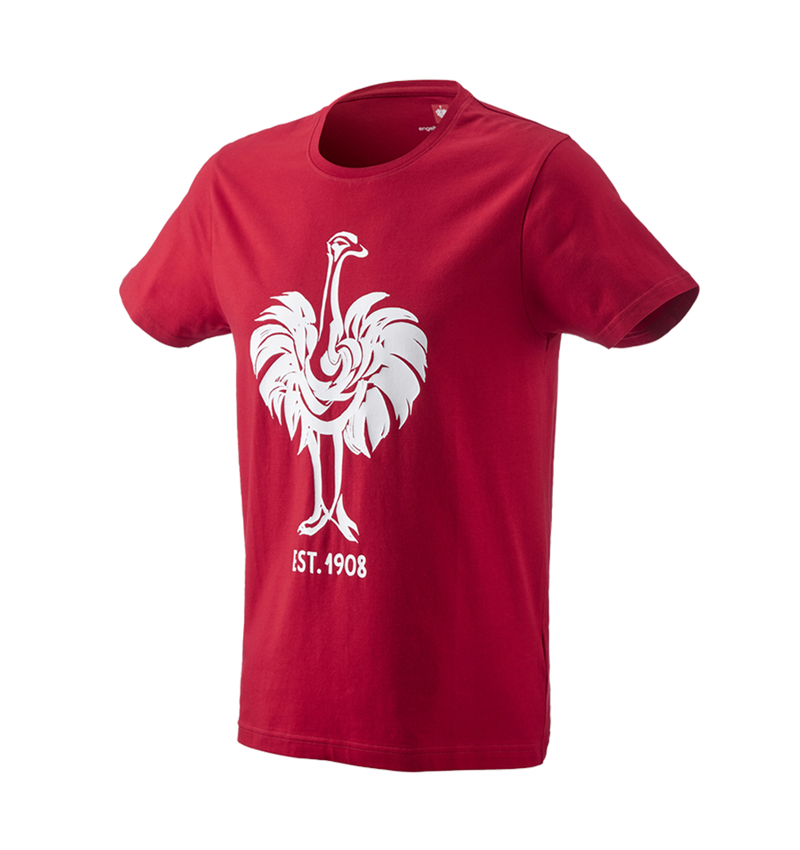 Överdelar: e.s. T-shirt 1908 + eldröd/vit 2