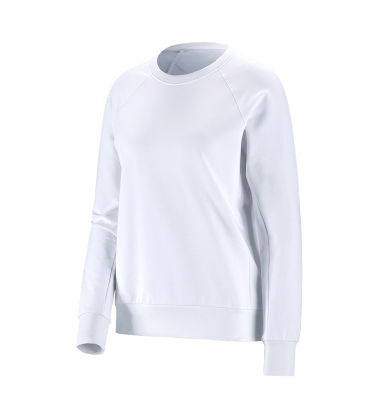 Shirts, Pullover & more: e.s. Sweatshirt cotton stretch, ladies' + white 2