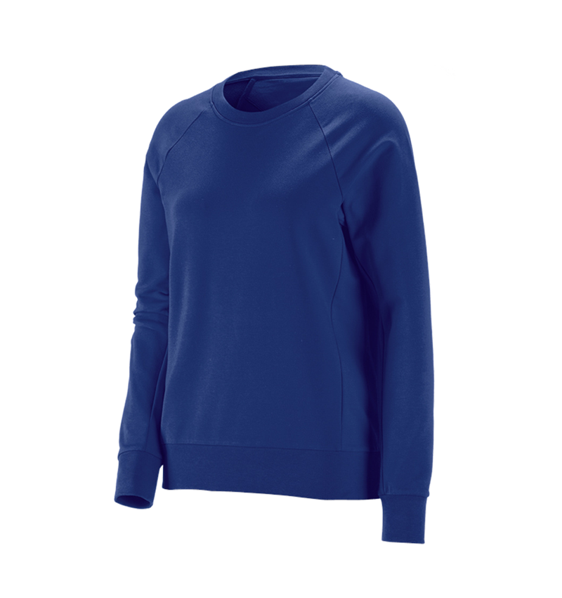 Shirts, Pullover & more: e.s. Sweatshirt cotton stretch, ladies' + royalblue
