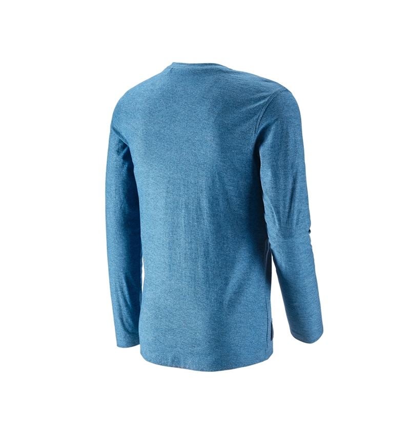Teman: Longsleeve e.s.vintage + arktisk blå melange 3