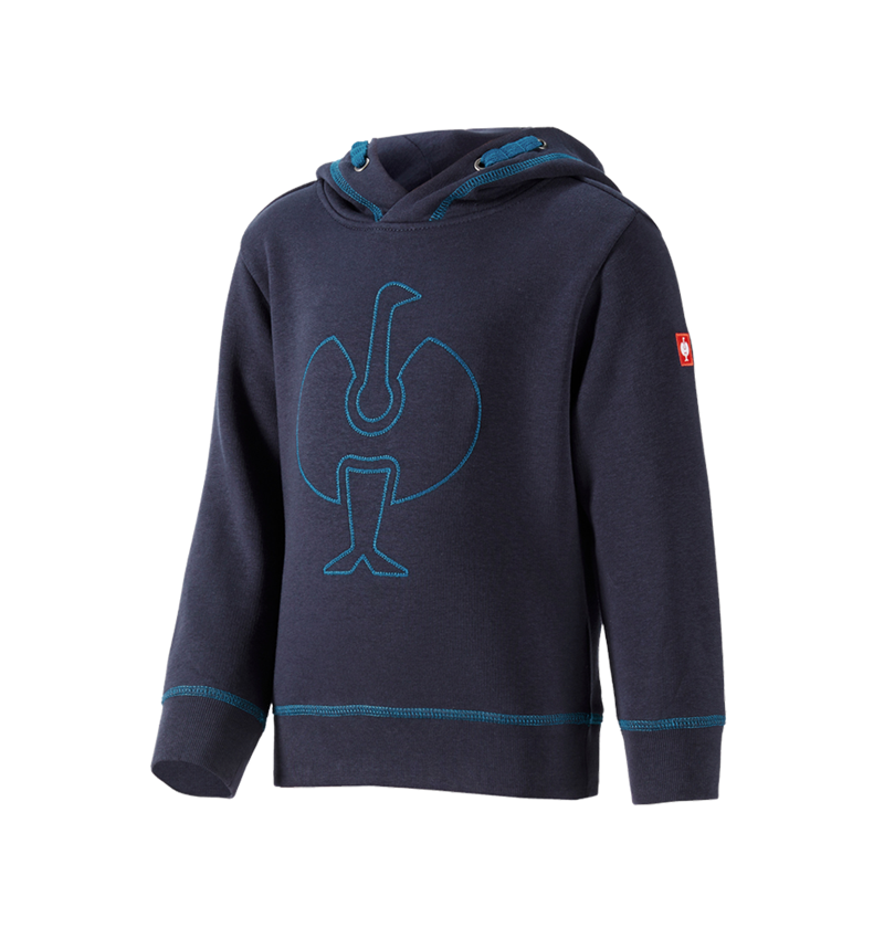 Överdelar: Hoody-Sweatshirt e.s.motion 2020, barn + mörkblå/atoll 1