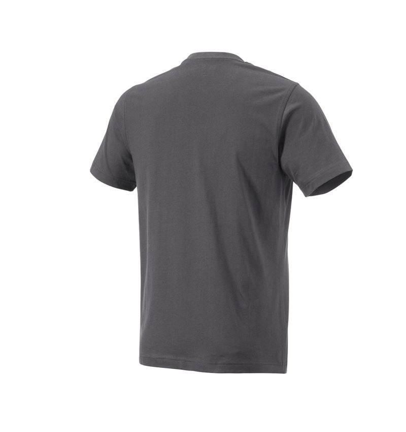 Shirts, Pullover & more: e.s. T-shirt cotton, slim fit + anthracite 3