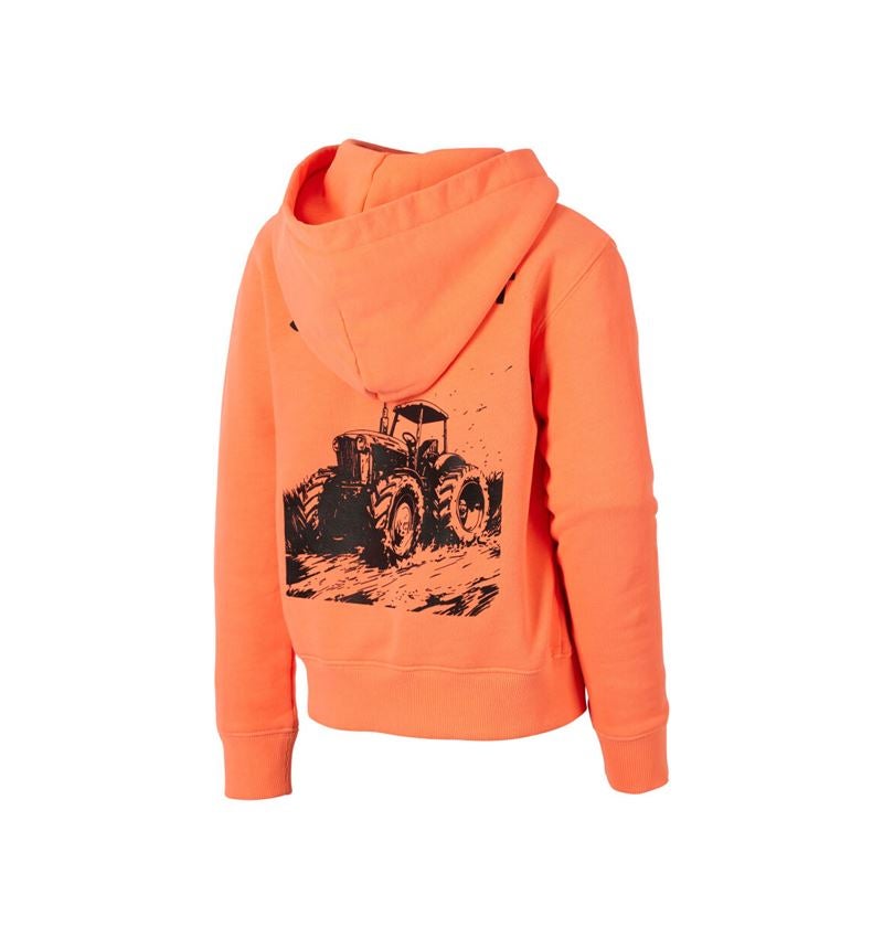Överdelar: e.s. Hoody-Sweatshirt neon, barn + neonorange vintage 4