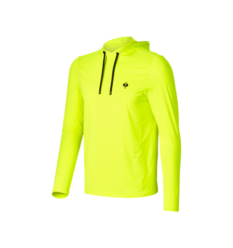 Clothing: Visibility function. hoody-longsleeve UV e.s.trail + high-vis yellow/black 4