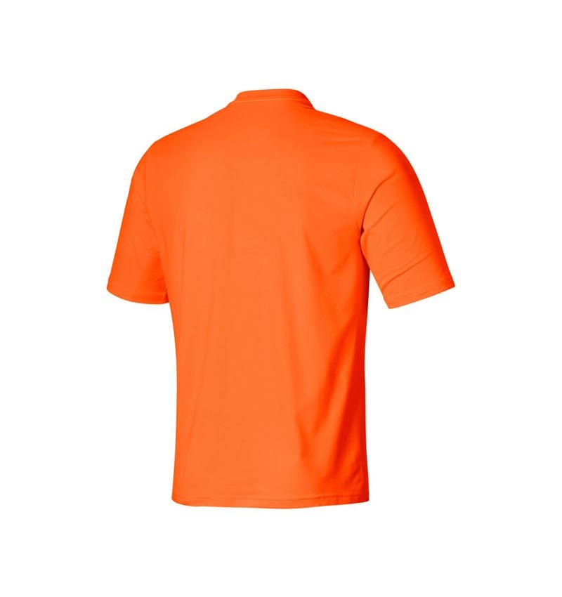 Clothing: Visibility functional T-shirt UV e.s.trail + high-vis orange/black 5