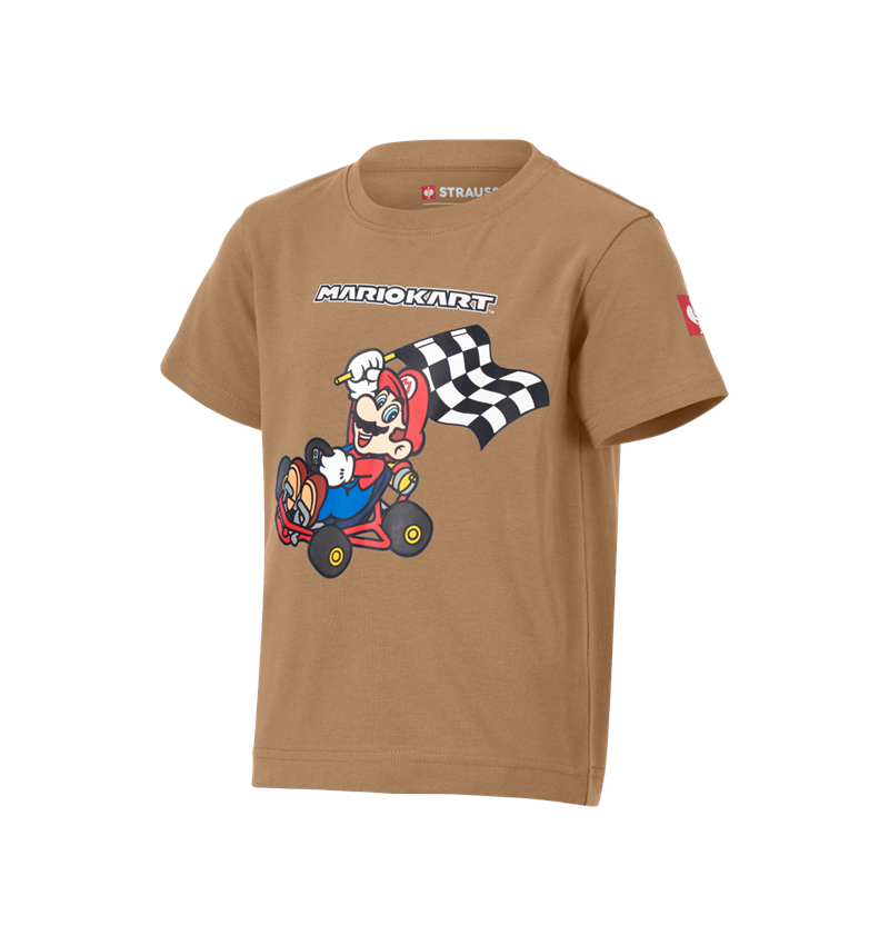 Samarbeten: Mario Kart/Peach T-shirt, barn + mandelbrun 2
