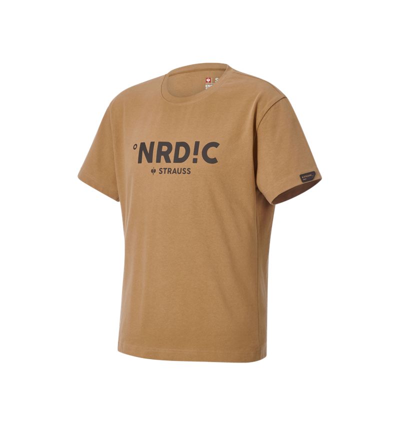 Överdelar: T-Shirt heavy e.s.line.nordic + mandelbrun/svart 2