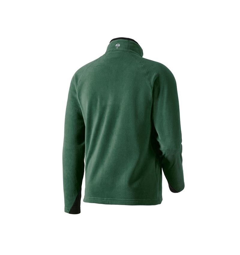 Shirts, Pullover & more: Microfleece troyer dryplexx® micro + green 1