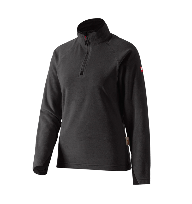 Shirts, Pullover & more: Ladies' Microfleece troyer dryplexx® micro + black 1