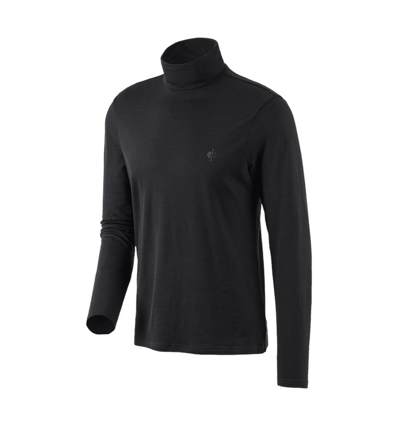 Överdelar: Rullkrageshirt Merino e.s.trail + svart 5