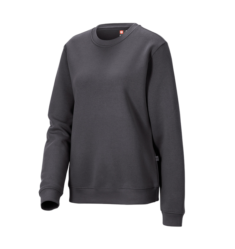 Shirts, Pullover & more: e.s. Sweatshirt poly cotton, ladies' + anthracite 5