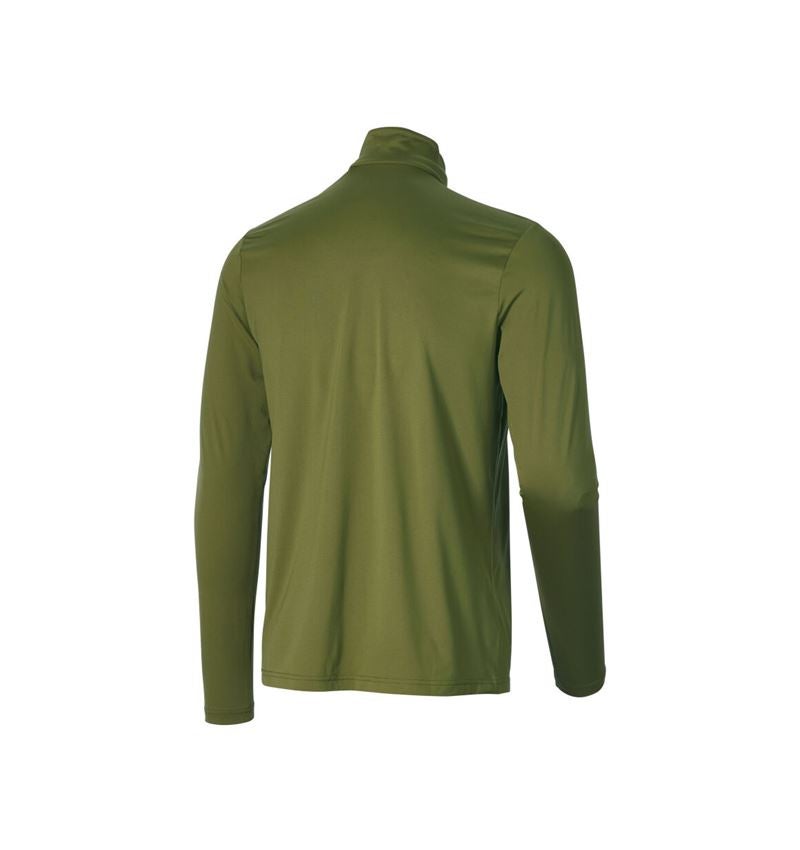 Shirts, Pullover & more: Functional troyer-longsleeve UV e.s.trail + junipergreen/limegreen 5