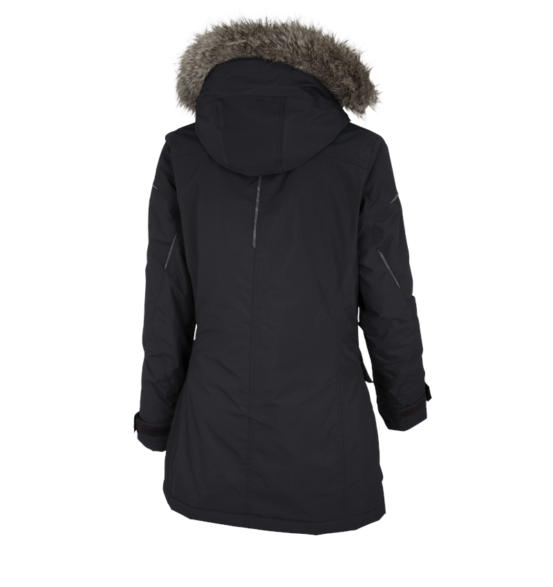 Work Jackets: Winter parka e.s.vision, ladies' + black 3