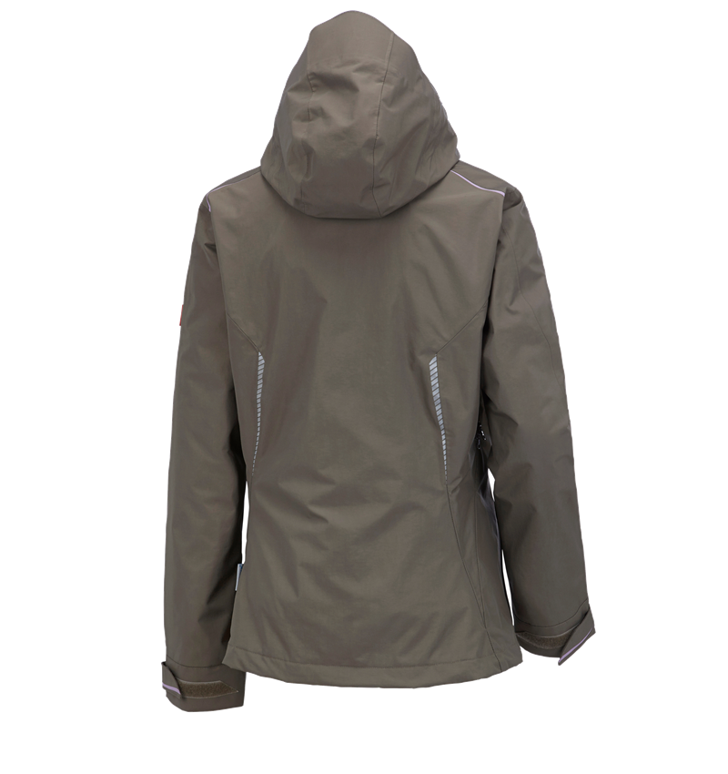 Work Jackets: 3 in 1 functional jacket e.s.motion 2020, ladies' + stone/lavender 3