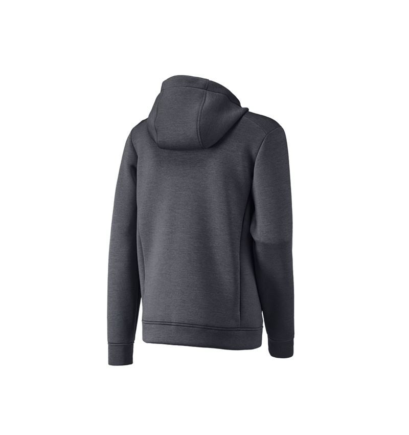 Cold: Hooded jacket climafoam e.s.dynashield + anthracite melange 3
