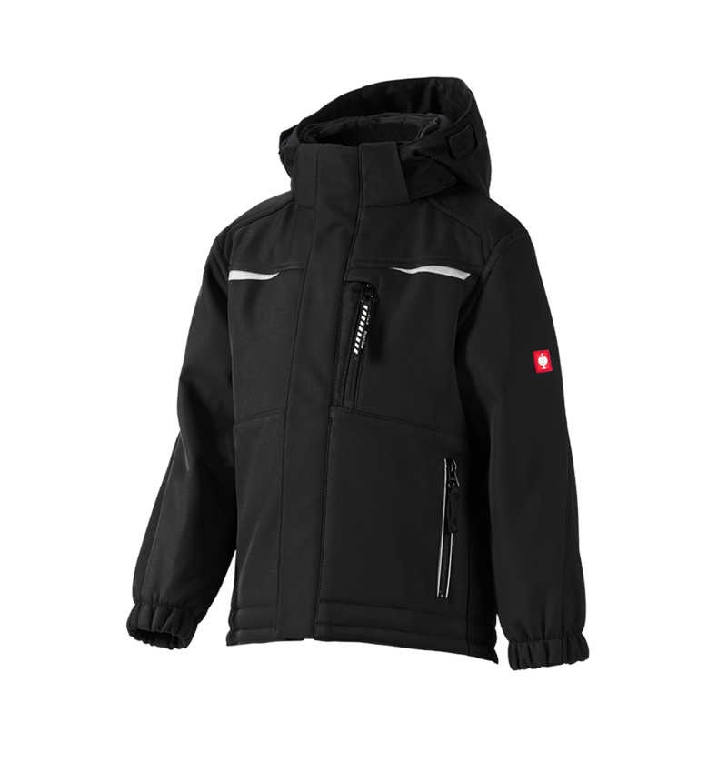 Jackets: Children's softshell jacket e.s.motion + black 5