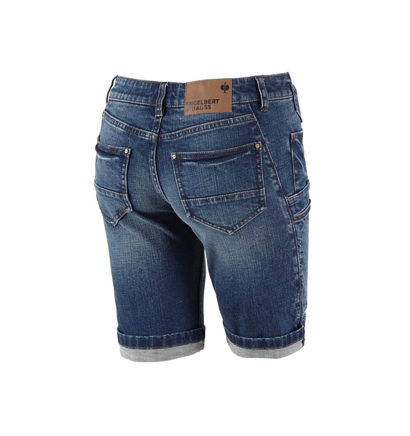 Arbetsbyxor: e.s. 7-ficksjeans shorts, dam + stonewashed 3