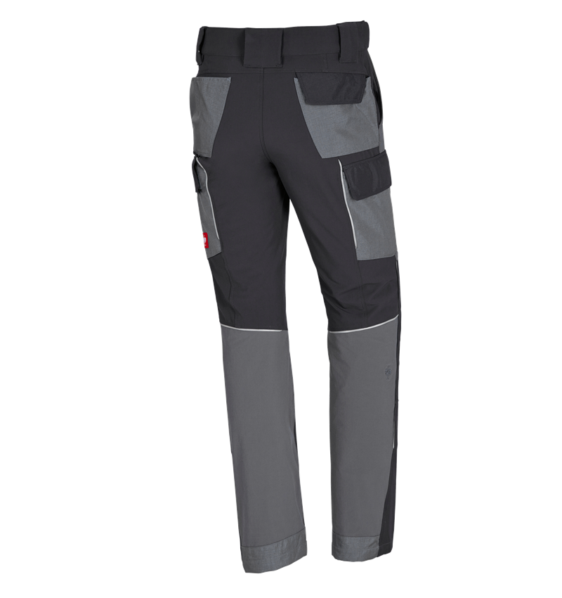 Work Trousers: Winter functional cargo trousers e.s.dynashield + cement/graphite 1