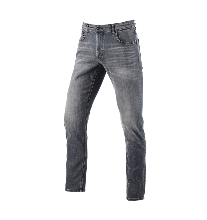 Arbetsbyxor: e.s. 5-fickors-stretch-jeans, straight + graphitewashed 6